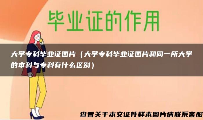 大學?？飘厴I證圖片（大學?？飘厴I證圖片和同一所大學的本科與?？朴惺裁磪^別）