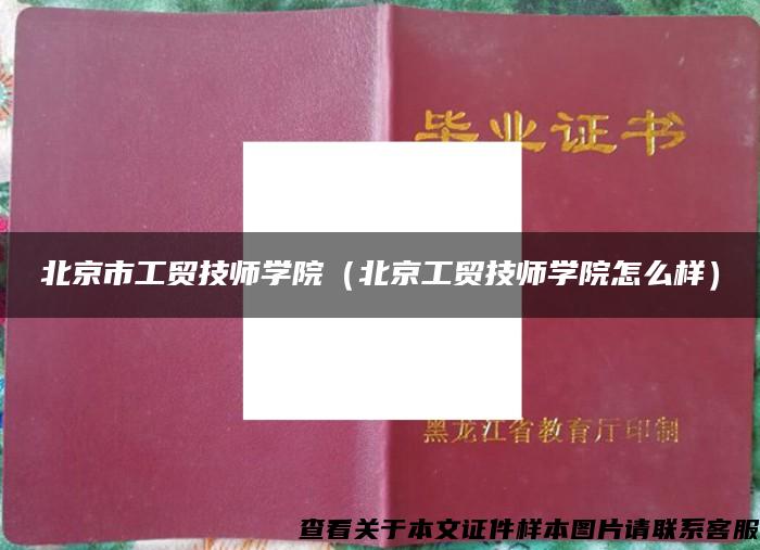北京市工貿技師學院（北京工貿技師學院怎么樣）