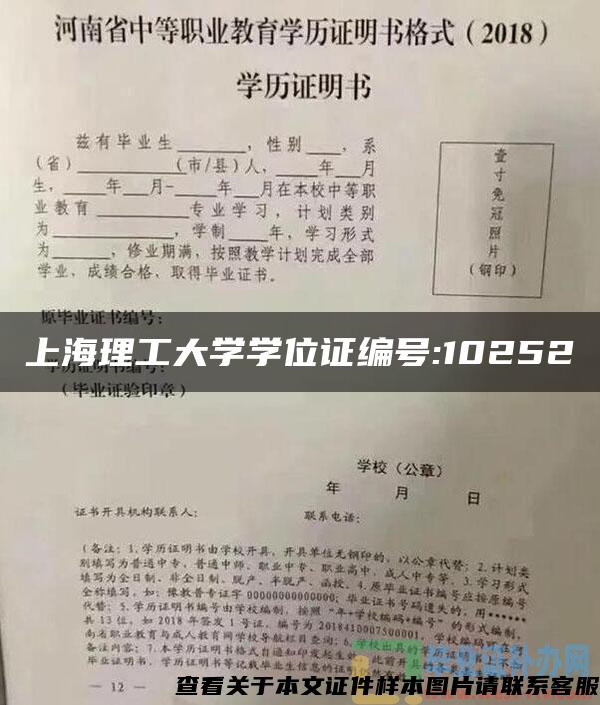 上海理工大學學位證編號:10252