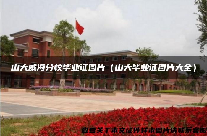 山大威海分校畢業證圖片（山大畢業證圖片大全）