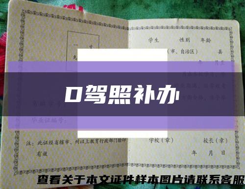 D駕照補辦縮略圖