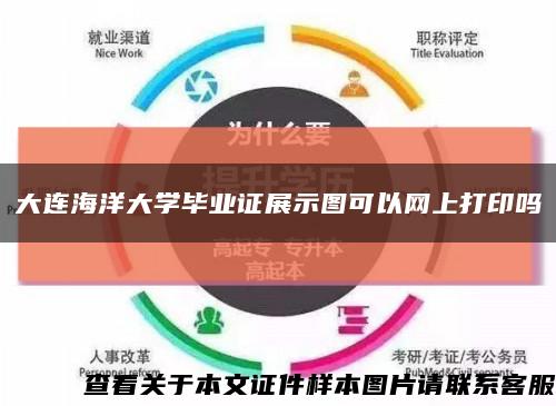 大連海洋大學畢業證展示圖可以網上打印嗎縮略圖