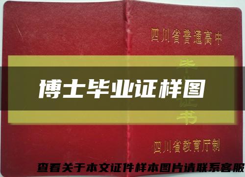 博士畢業證樣圖縮略圖