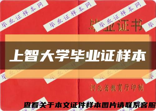 上智大學畢業證樣本縮略圖