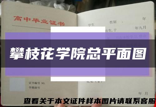 攀枝花學院總平面圖縮略圖