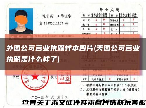 外國公司營業執照樣本圖片(美國公司營業執照是什么樣子)縮略圖