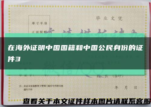 在海外證明中國國籍和中國公民身份的證件3縮略圖