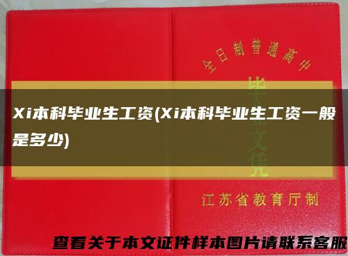 Xi本科畢業生工資(Xi本科畢業生工資一般是多少)縮略圖