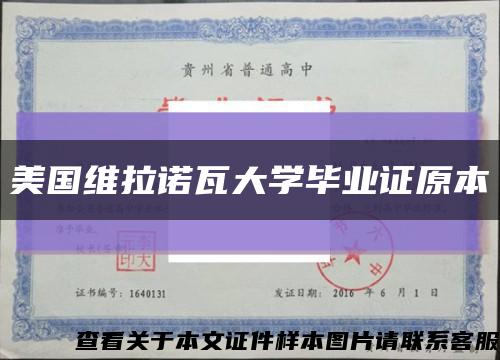 美國維拉諾瓦大學畢業證原本縮略圖