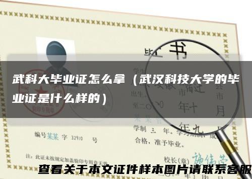 武科大畢業證怎么拿（武漢科技大學的畢業證是什么樣的）縮略圖