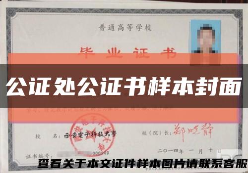 公證處公證書樣本封面縮略圖
