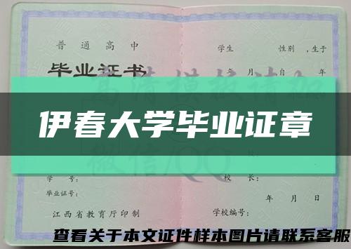 伊春大學畢業證章縮略圖