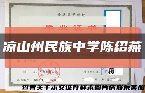 涼山州民族中學陳紹燕縮略圖