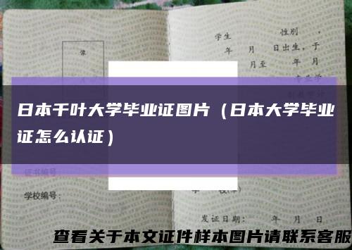 日本千葉大學畢業證圖片（日本大學畢業證怎么認證）縮略圖