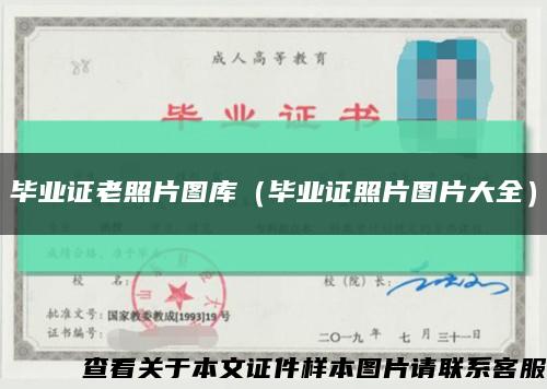 畢業證老照片圖庫（畢業證照片圖片大全）縮略圖