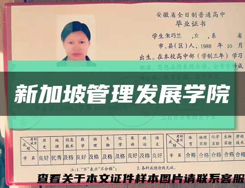 新加坡管理發展學院縮略圖