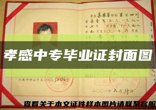 孝感中專畢業證封面圖縮略圖