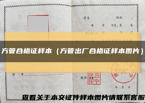 方管合格證樣本（方管出廠合格證樣本圖片）縮略圖