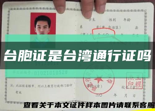 臺胞證是臺灣通行證嗎縮略圖