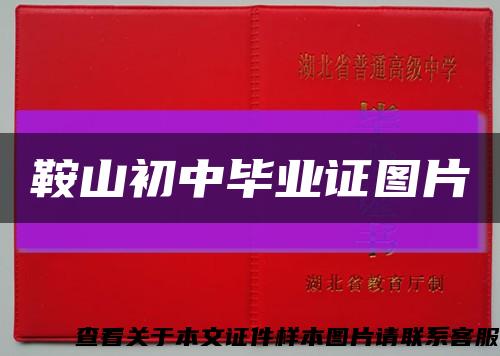 鞍山初中畢業證圖片縮略圖