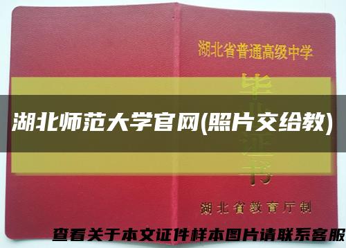 湖北師范大學官網(照片交給教)縮略圖