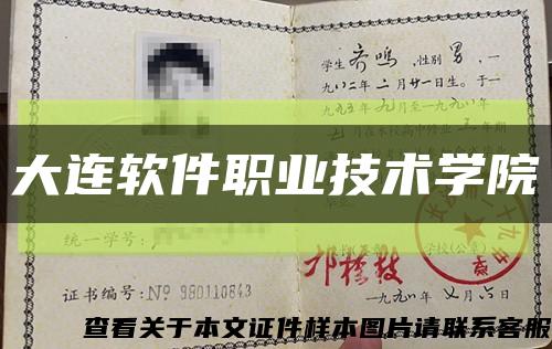 大連軟件職業技術學院縮略圖