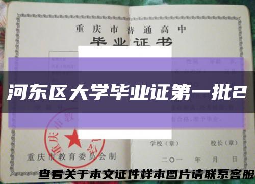 河東區大學畢業證第一批2縮略圖