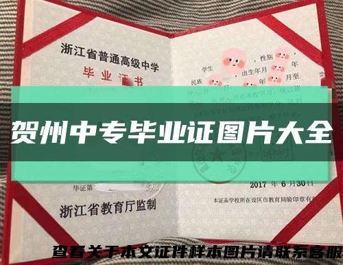 賀州中專畢業證圖片大全縮略圖