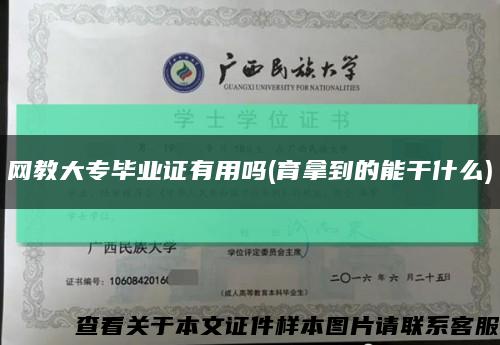 網教大專畢業證有用嗎(育拿到的能干什么)縮略圖