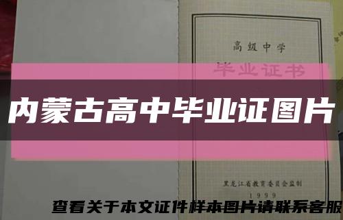 內蒙古高中畢業證圖片縮略圖
