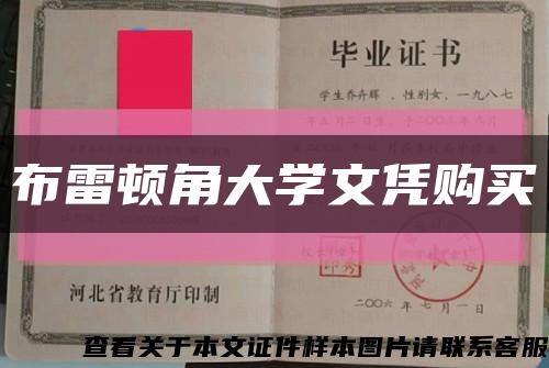 布雷頓角大學文憑購買縮略圖