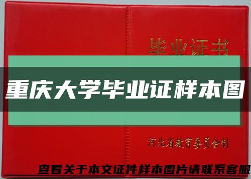 重慶大學畢業證樣本圖縮略圖