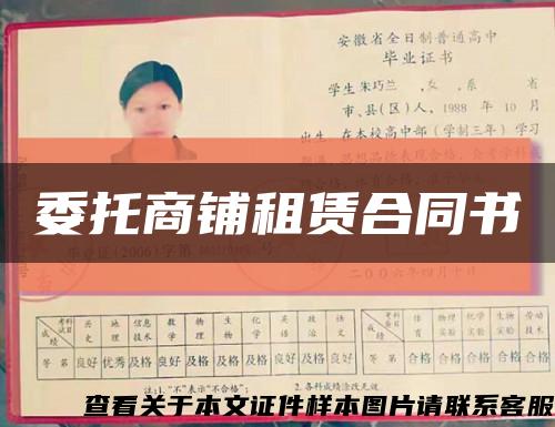 委托商鋪租賃合同書縮略圖