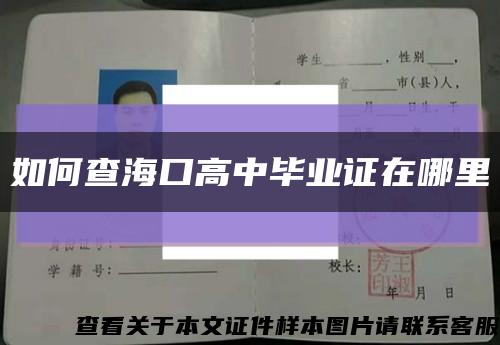 如何查?？诟咧挟厴I證在哪里縮略圖