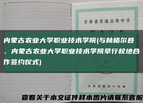 內蒙古農業大學職業技術學院(與林格爾縣、內蒙古農業大學職業技術學院舉行校地合作簽約儀式)縮略圖