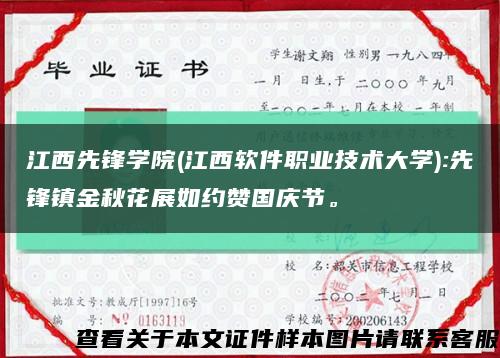 江西先鋒學院(江西軟件職業技術大學):先鋒鎮金秋花展如約贊國慶節?？s略圖