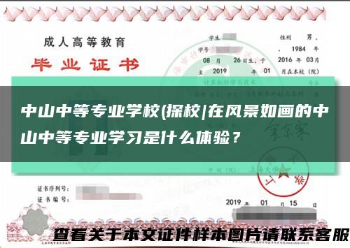 中山中等專業學校(探校|在風景如畫的中山中等專業學習是什么體驗？縮略圖