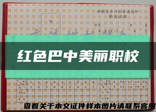 紅色巴中美麗職?？s略圖