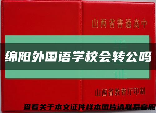 綿陽外國語學校會轉公嗎縮略圖