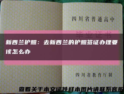 新西蘭護照：去新西蘭的護照簽證辦理要該怎么辦縮略圖