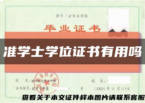 準學士學位證書有用嗎縮略圖