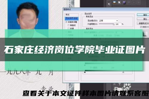 石家莊經濟崗位學院畢業證圖片縮略圖