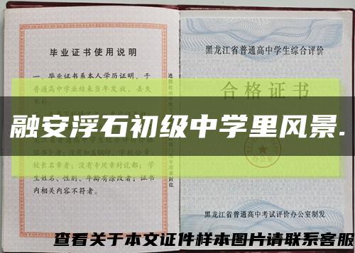 融安浮石初級中學里風景.縮略圖