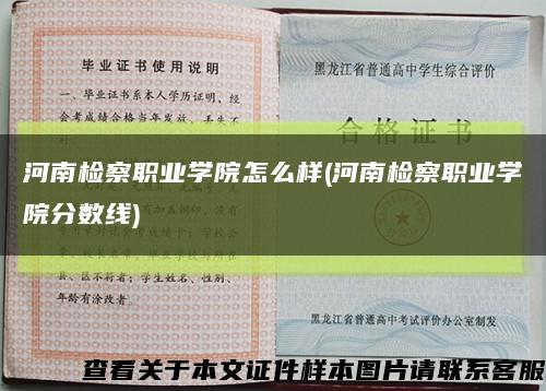 河南檢察職業學院怎么樣(河南檢察職業學院分數線)縮略圖