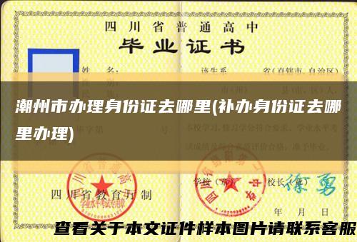 潮州市辦理身份證去哪里(補辦身份證去哪里辦理)縮略圖