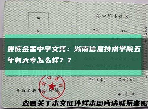 婁底金星中學文憑：湖南信息技術學院五年制大專怎么樣？？縮略圖