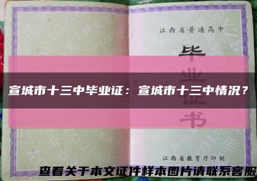 宣城市十三中畢業證：宣城市十三中情況？縮略圖
