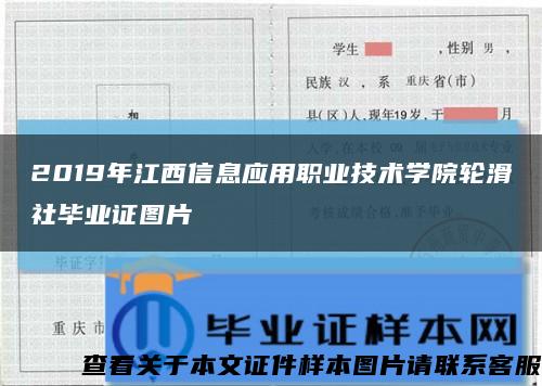 2019年江西信息應用職業技術學院輪滑社畢業證圖片縮略圖