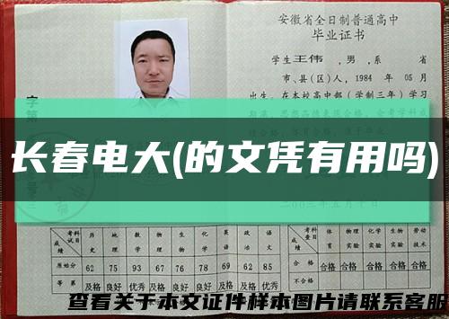 長春電大(的文憑有用嗎)縮略圖