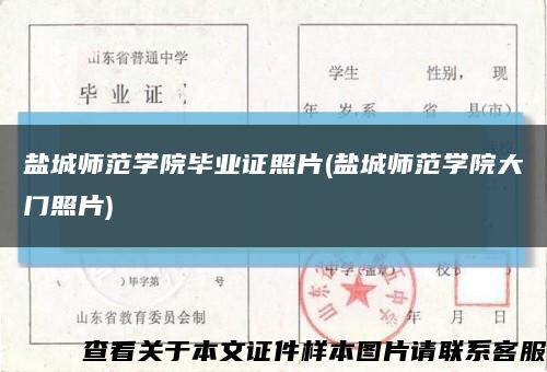 鹽城師范學院畢業證照片(鹽城師范學院大門照片)縮略圖
